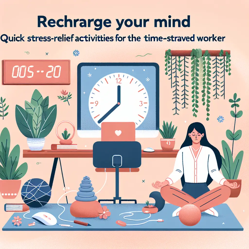 Stress-relief activities for busy professionals