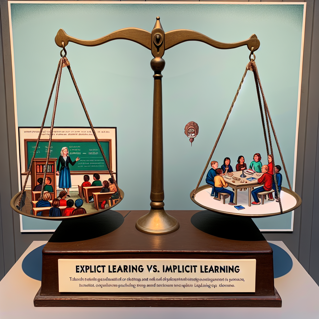 Explicit Learning