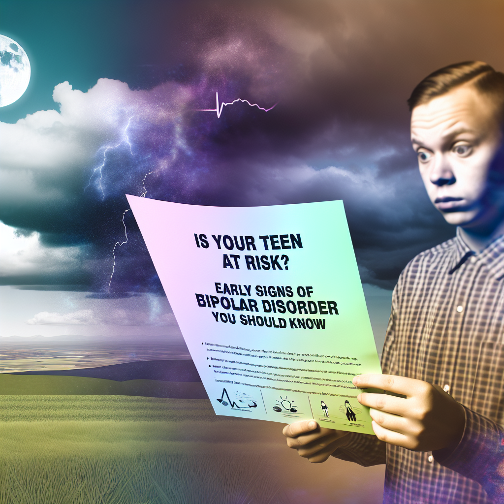 Early signs of bipolar disorder in teenagers
