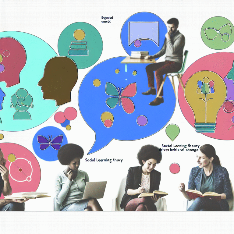 Impact of social learning theory on behavior