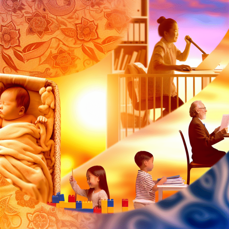 What are the stages of human development in psychology?