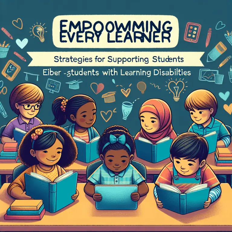 Supporting students with learning disabilities