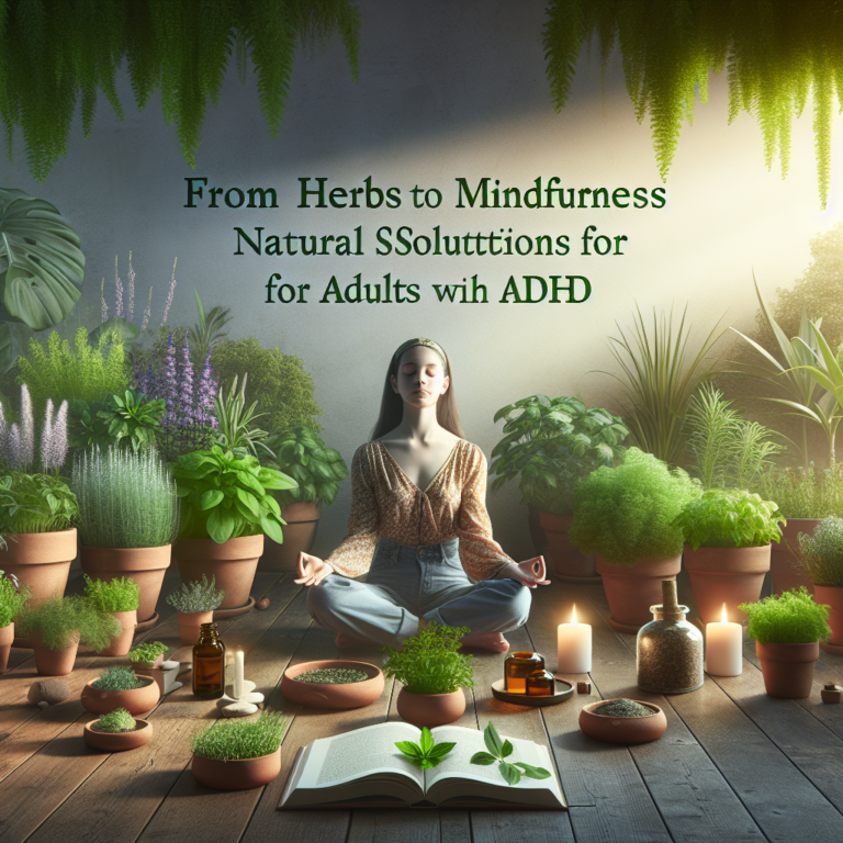 Natural remedies for ADHD in adults