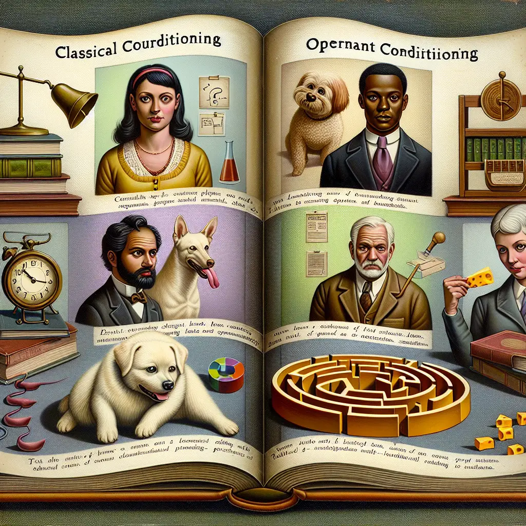 Differences between classical and operant conditioning