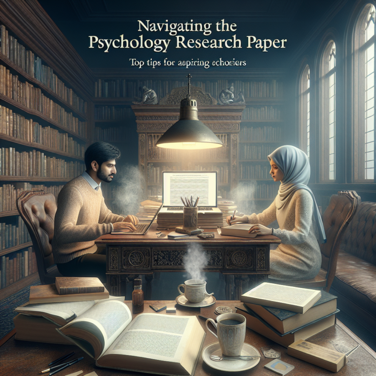 Tips for writing a psychology research paper