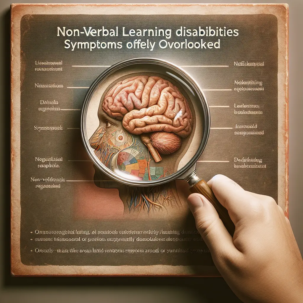 Non-verbal learning disabilities symptoms