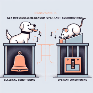 Differences between classical and operant conditioning