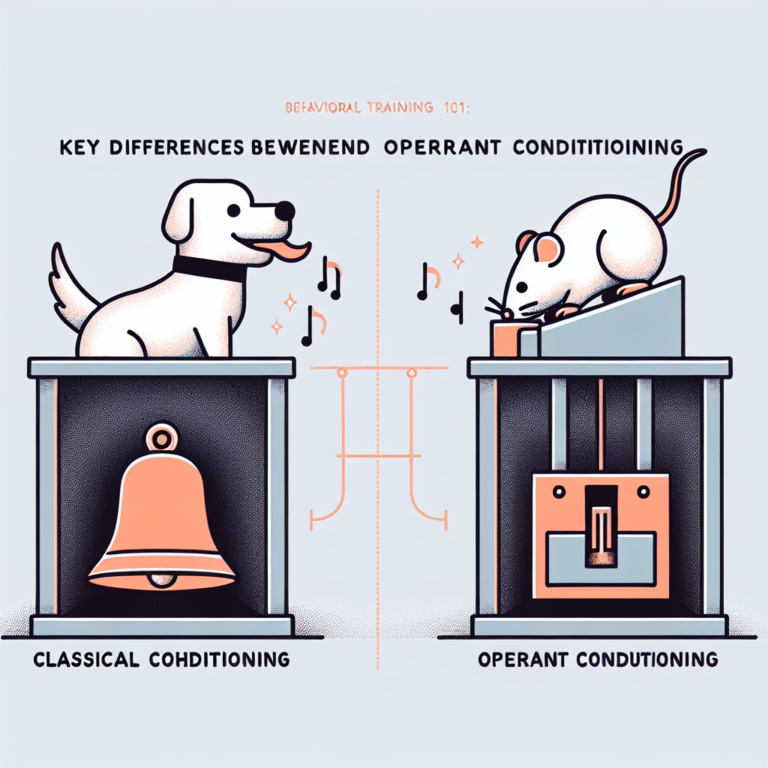 Differences between classical and operant conditioning