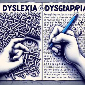 Difference between dyslexia and dysgraphia