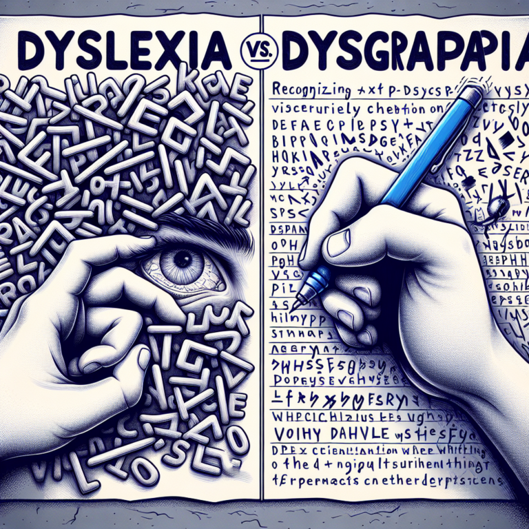 Difference between dyslexia and dysgraphia