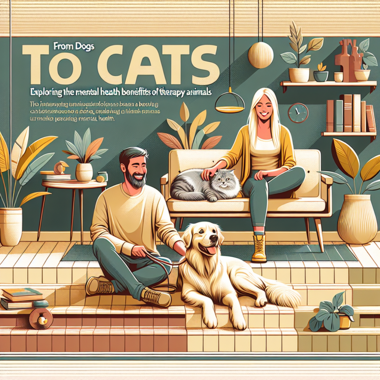 The benefits of therapy animals for mental health