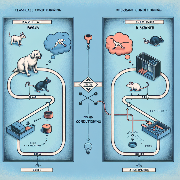 Differences between classical and operant conditioning