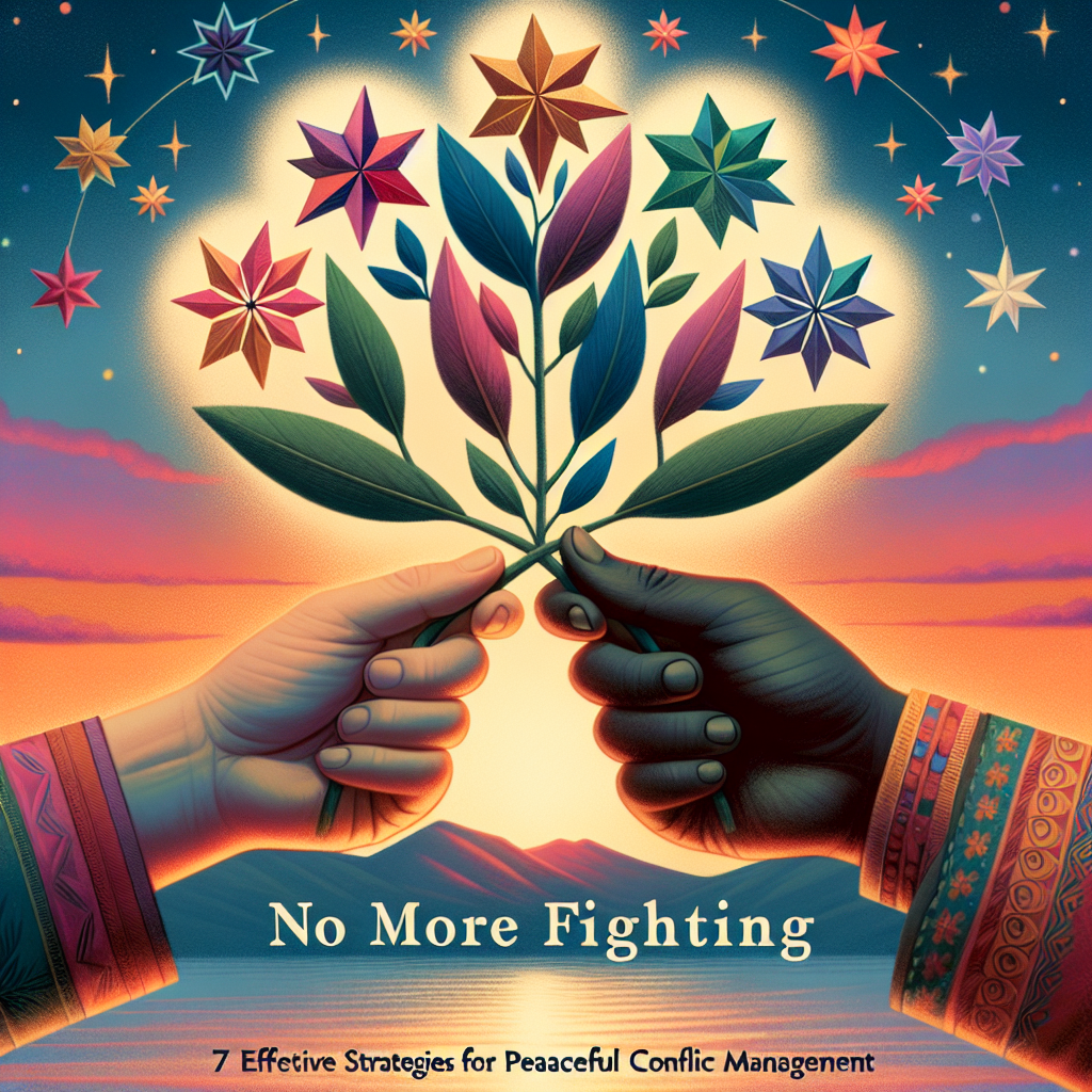 No More Fighting: 7 Effective Strategies for Peaceful Conflict Management