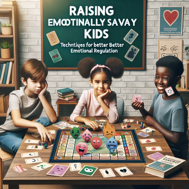 Emotional regulation techniques for children