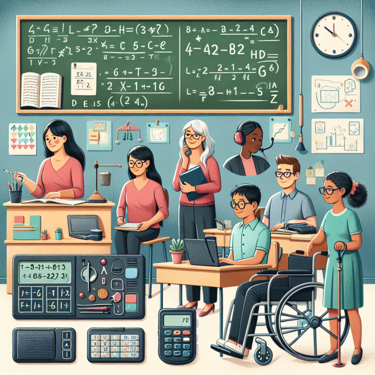 Learning disabilities and math skills