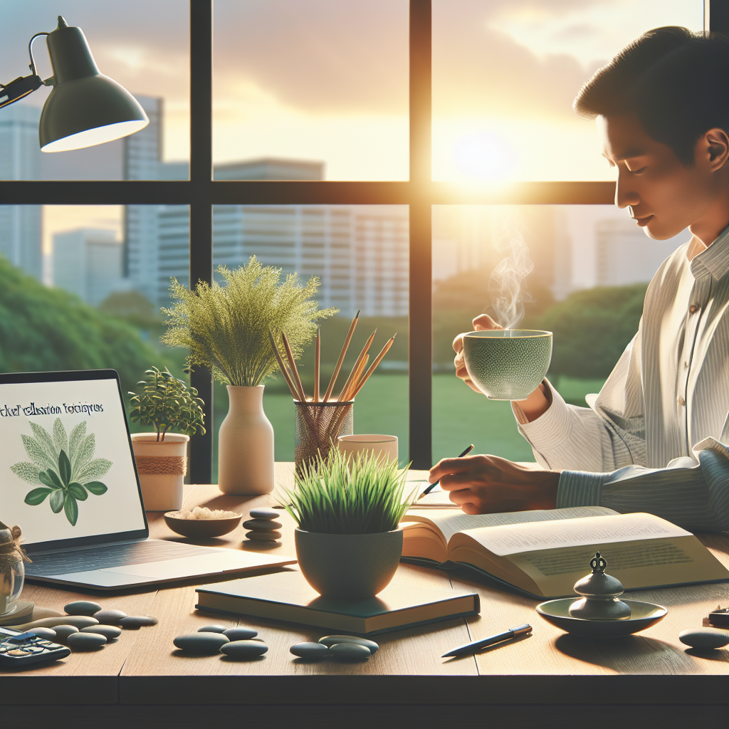 Stress-relief activities for busy professionals