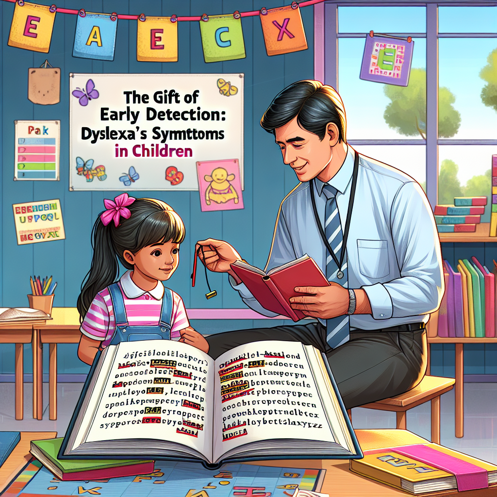 Early signs of dyslexia in children