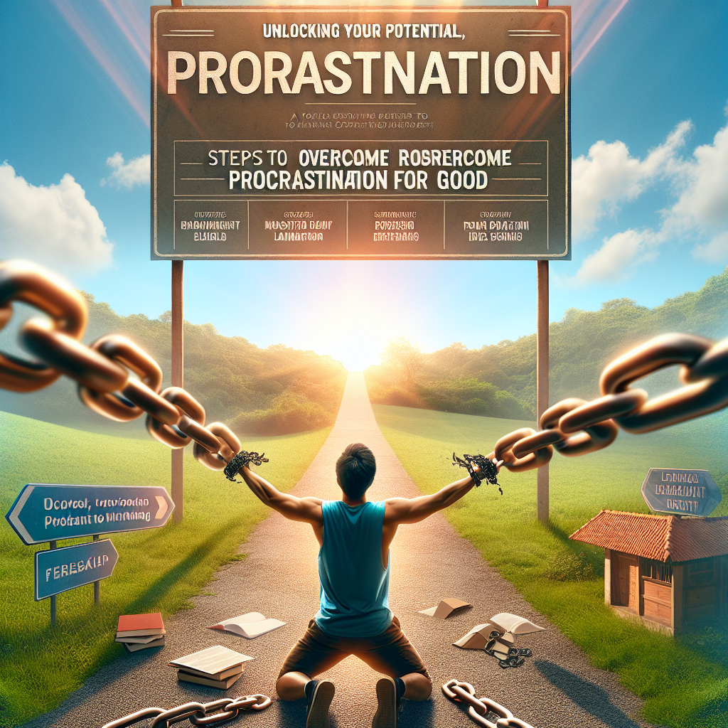 Overcoming procrastination habits