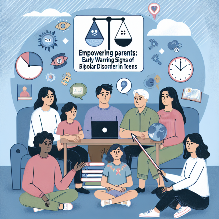 Early signs of bipolar disorder in teenagers