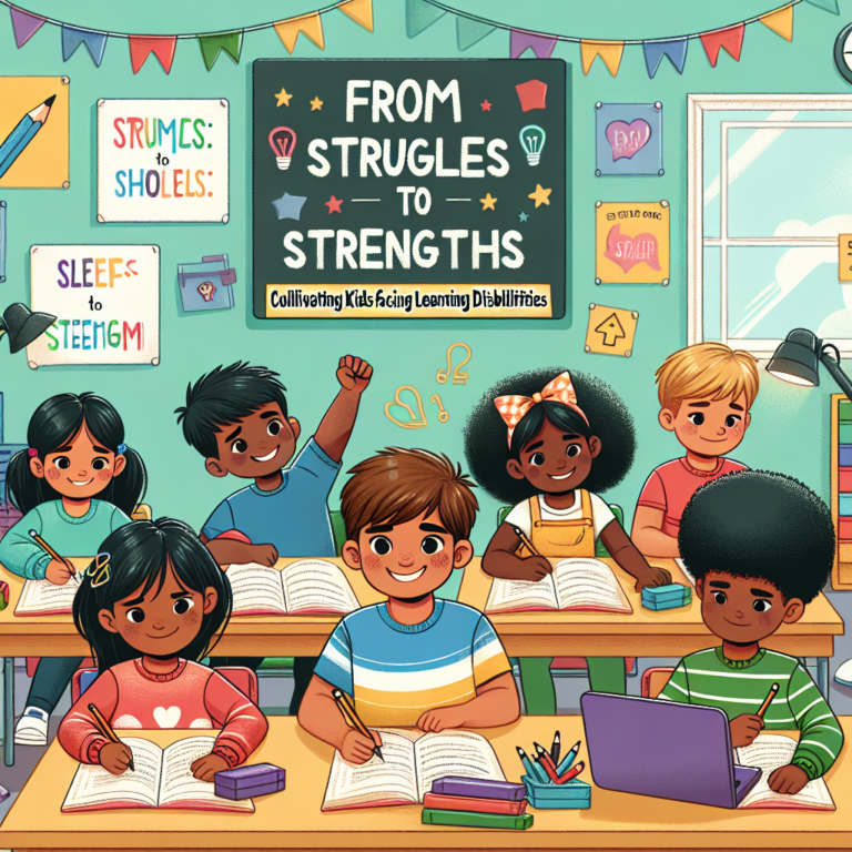 Building self-esteem in children with learning disabilities