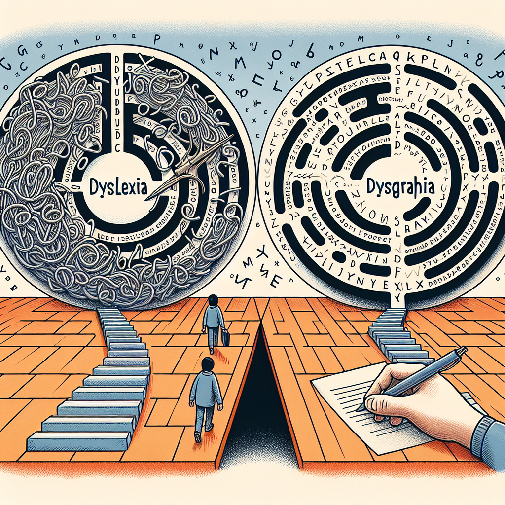 Difference between dyslexia and dysgraphia