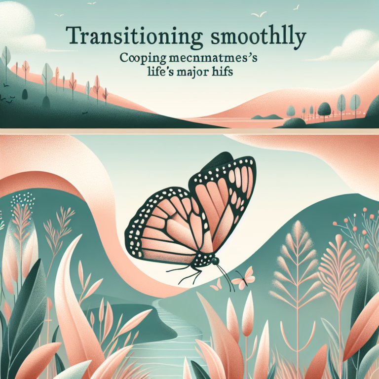 Coping strategies for major life changes and transitions