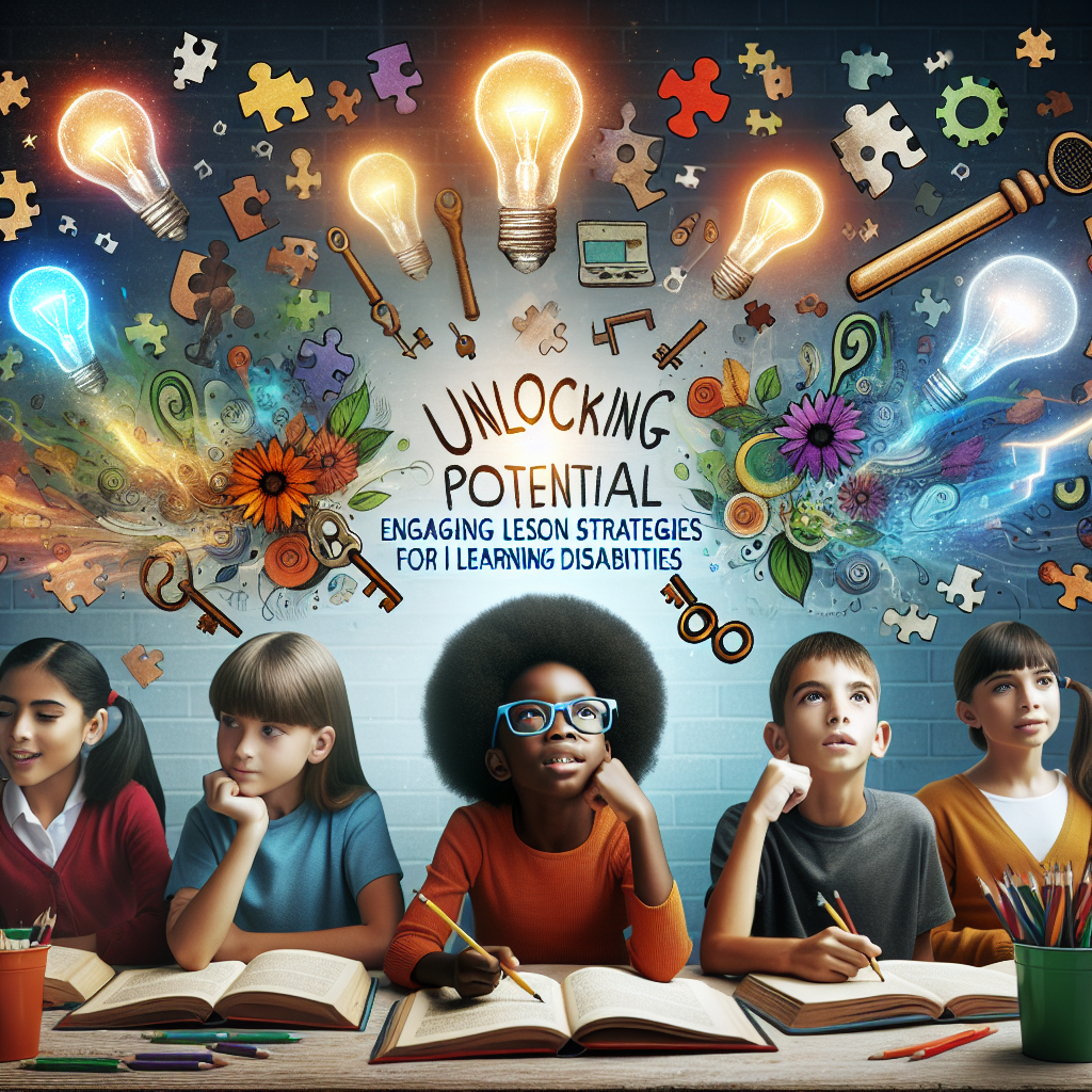 Lesson plans for children with learning disabilities