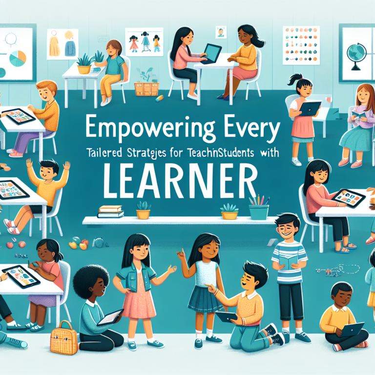 Teaching strategies for learning disabilities