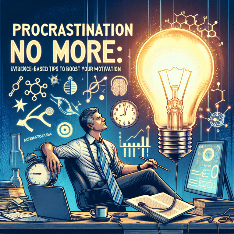 Procrastination No More: Evidence-Based Tips to Boost Your Motivation