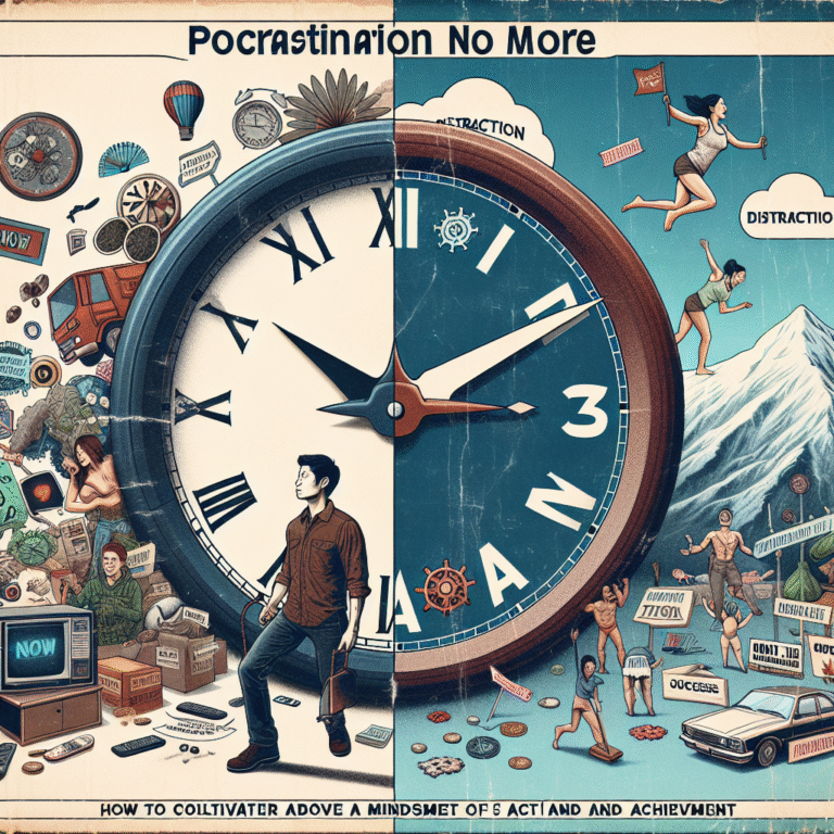 Overcoming procrastination habits