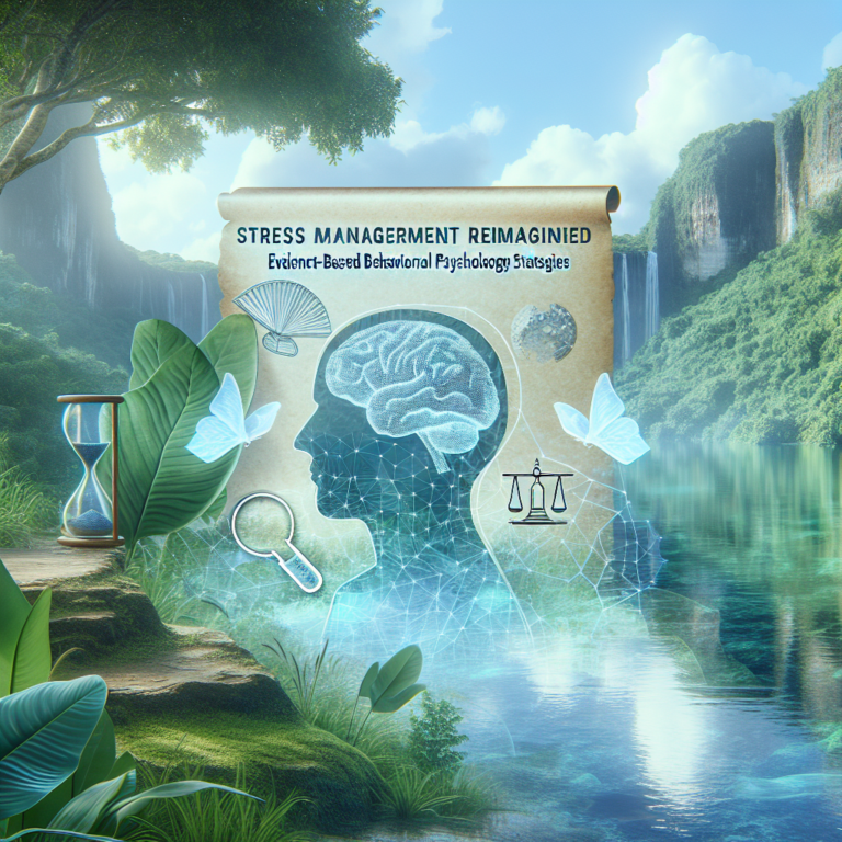 Behavioral Psychology Strategies For Stress Management