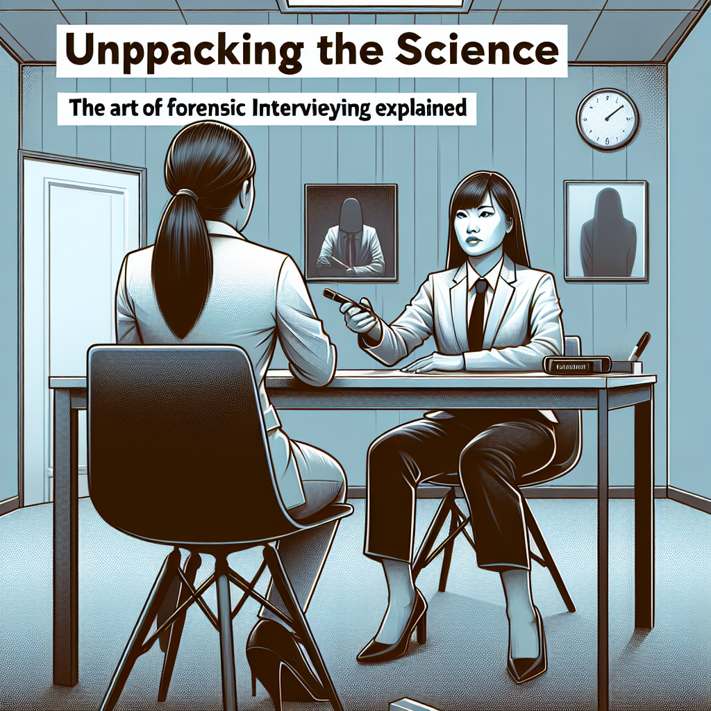 Unpacking the Science: The Art of Forensic Interviewing Explained - PSYFORU