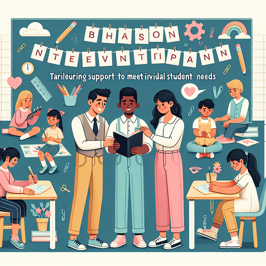 Behavior Intervention Plans