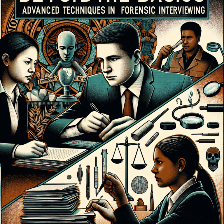 Beyond the Basics: Advanced Techniques in Forensic Interviewing - PSYFORU