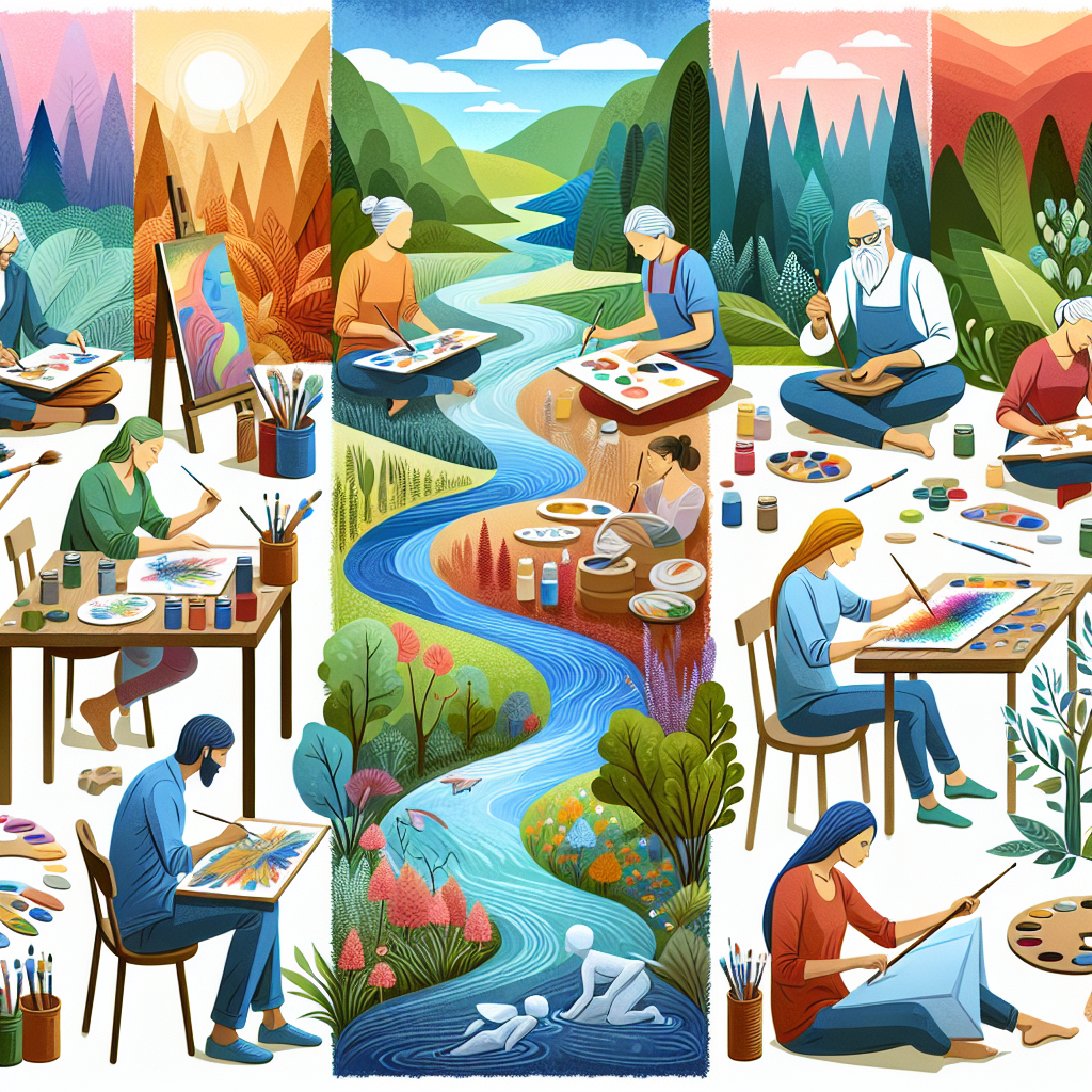 Art therapy activities for anxiety