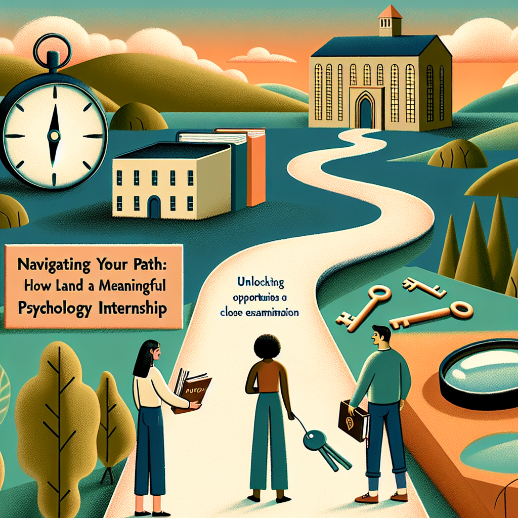 Psychology internships