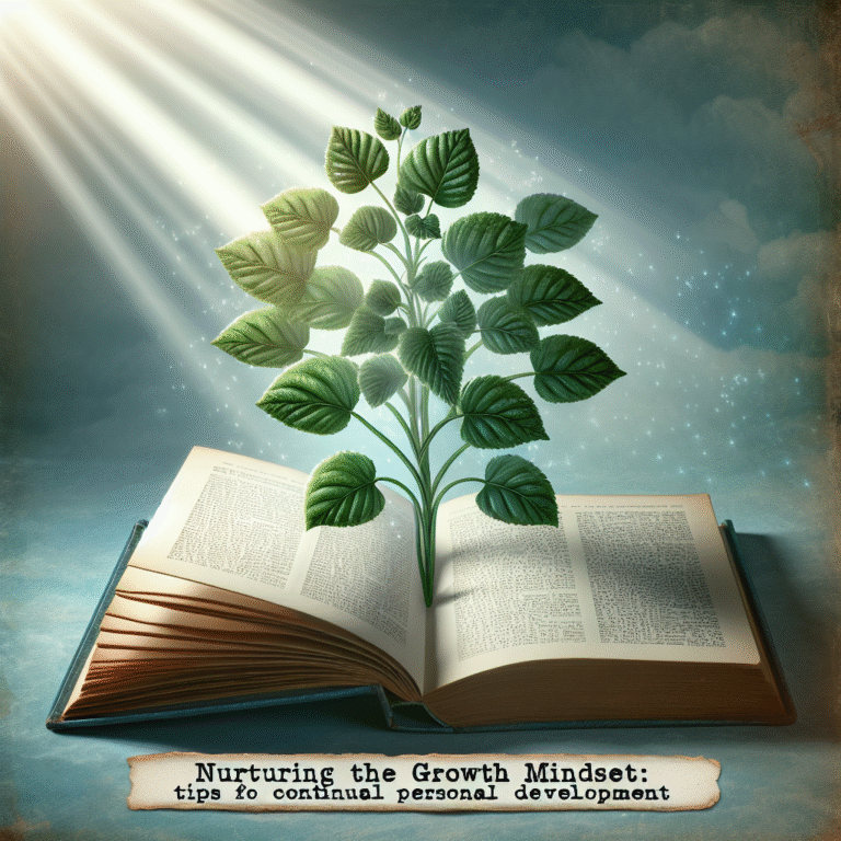 Developing a personal growth mindset