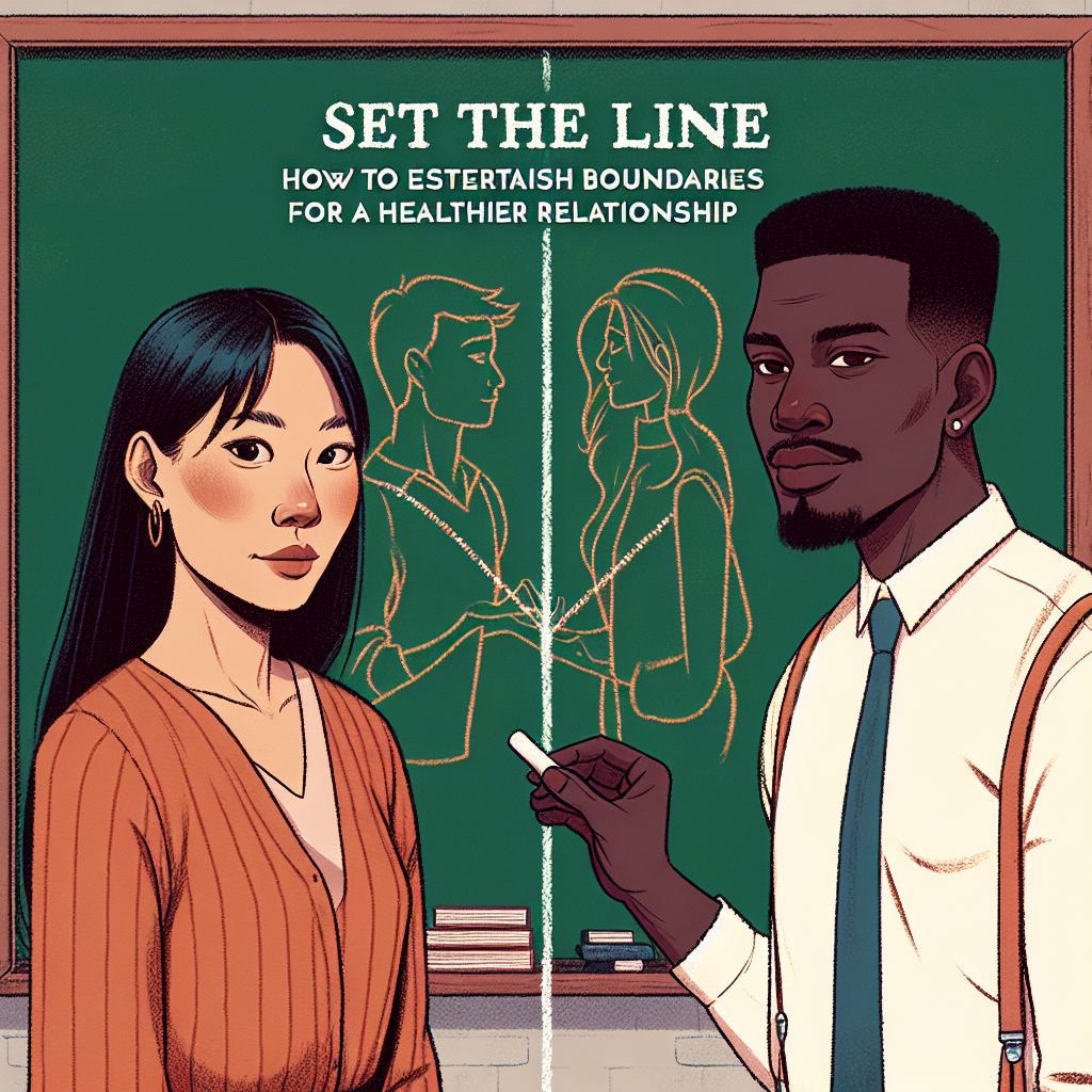 Establishing healthy boundaries in relationships