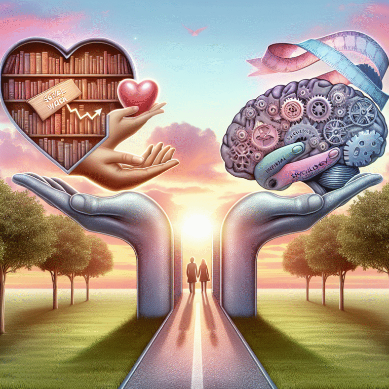 Social work vs psychology