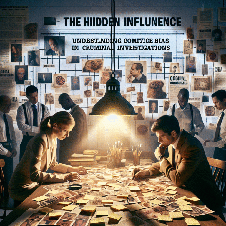 Cognitive Bias In Investigations