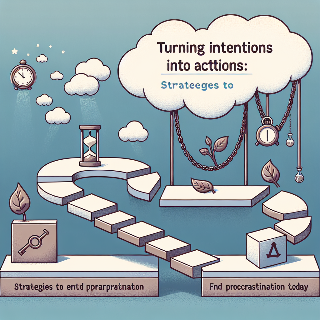 Overcoming procrastination habits