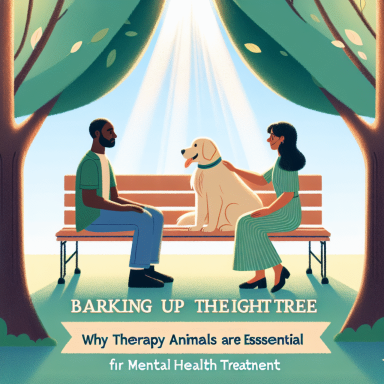 The benefits of therapy animals for mental health