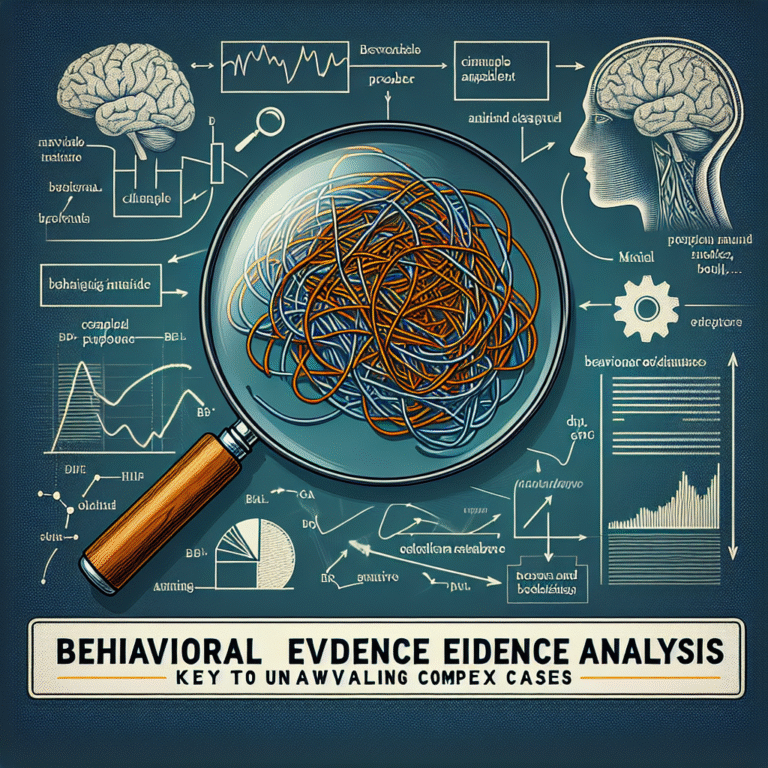 Behavioral Evidence Analysis