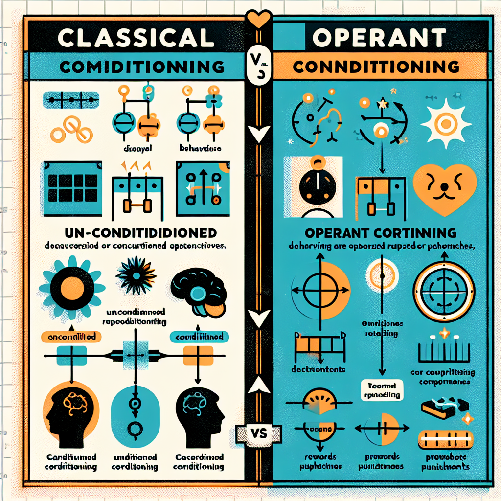 Differences between classical and operant conditioning