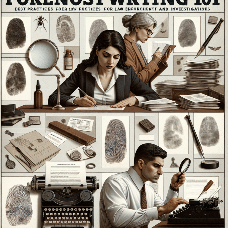 Forensic Report Writing.