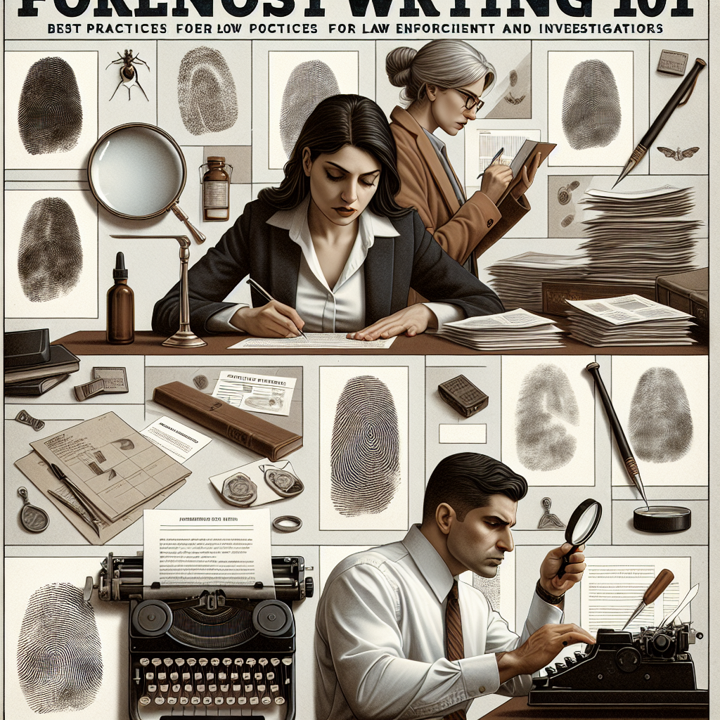 Forensic Report Writing.