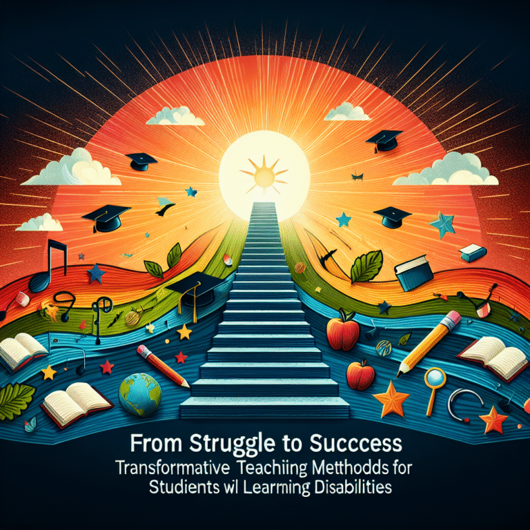 Teaching strategies for learning disabilities