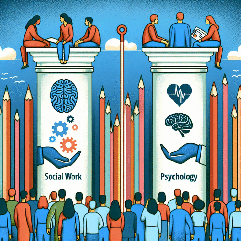 Social work vs psychology