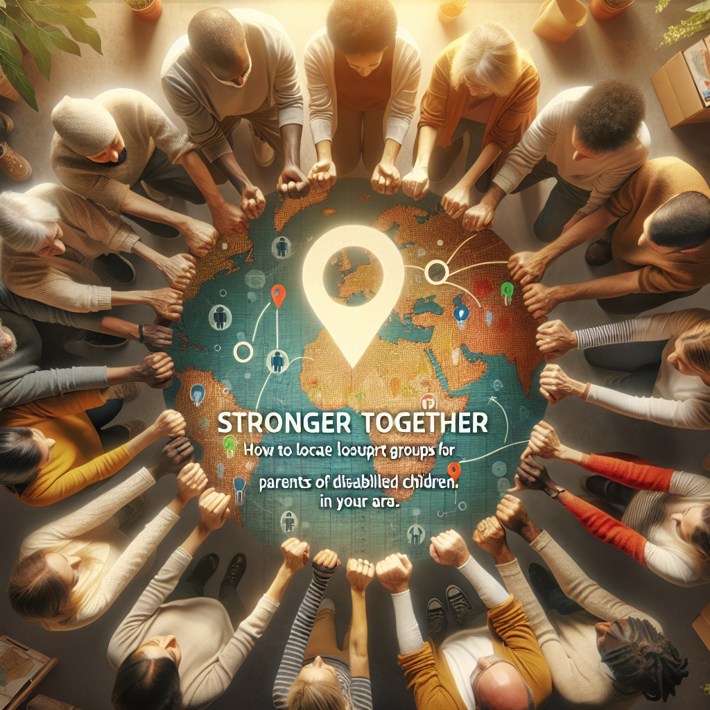 Finding local support groups for parents of disabled kids.