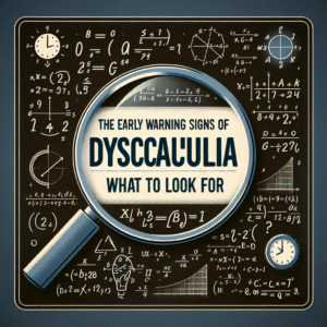 Dyscalculia signs and symptoms